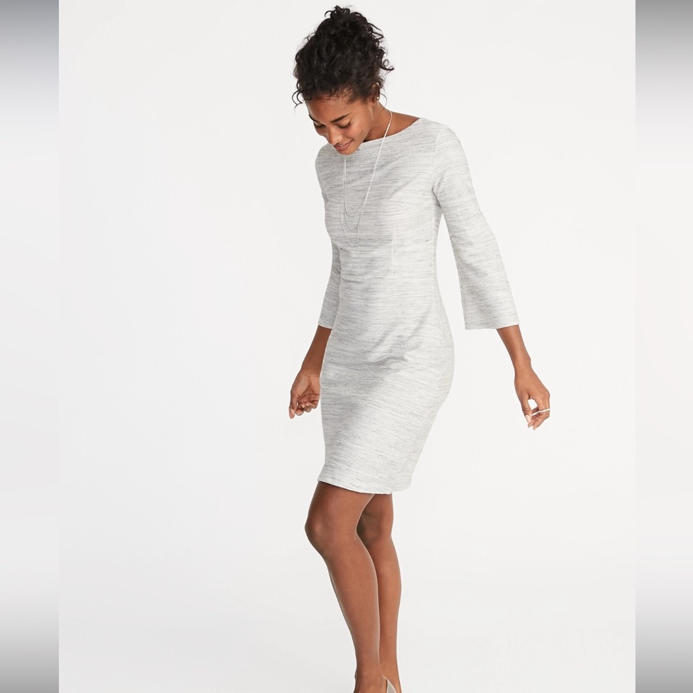 Old Navy textured marled sheath dress